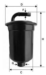 UNIFLUX FILTERS xb208 -  Топливный фильтр